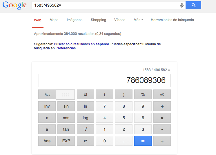 Google Calculadora